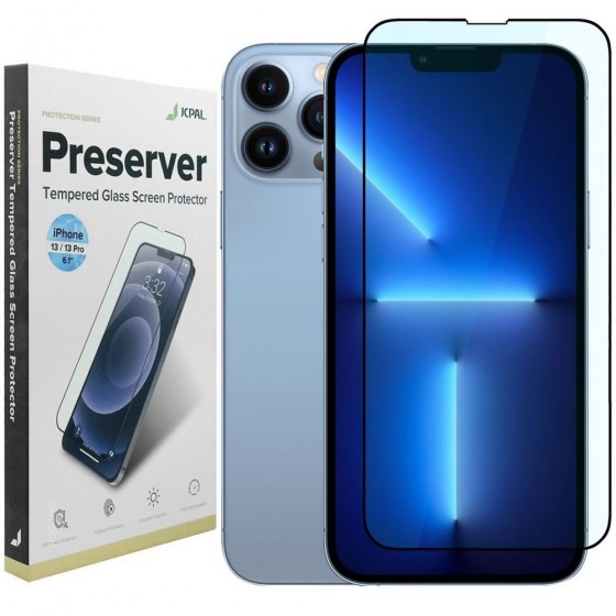 JCPAL Preserver Glass (czarna ramka) iPhone 13/13 Pro