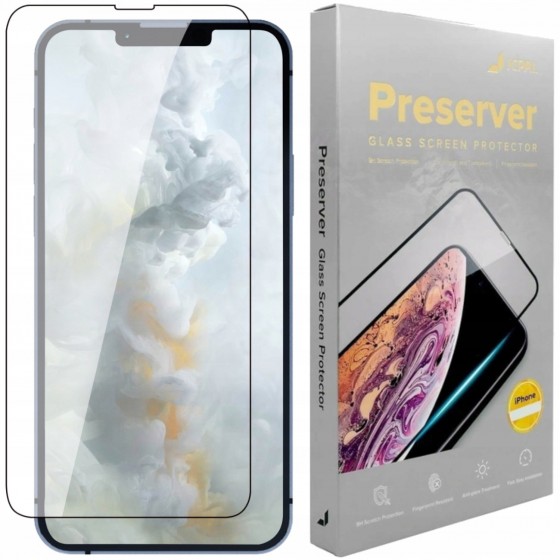 JCPAL Preserver Glass (czarna ramka) iPhone 12 mini