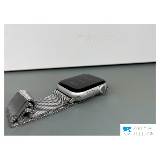 Apple Watch 5 40mm GPS Srebrny Bransoleta Mediolańska