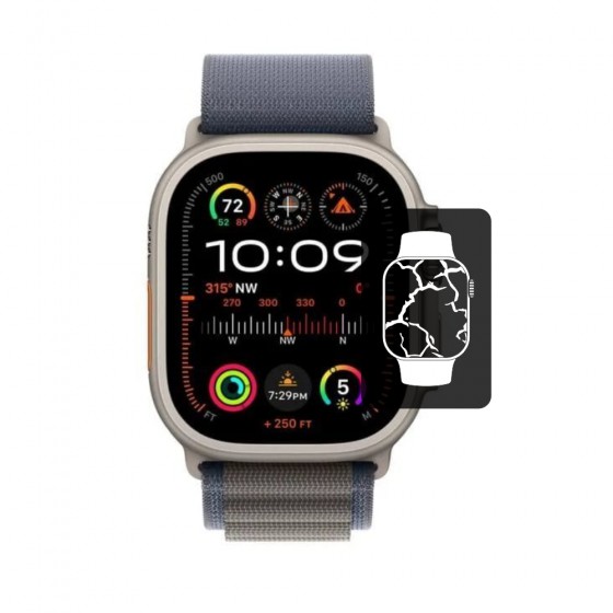 Wymiana zbitej szybki Apple Watch Ultra 2